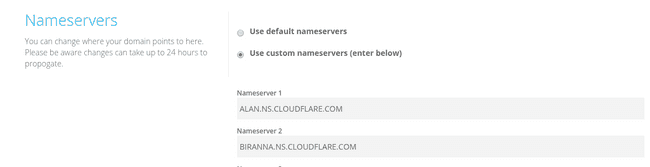 nameservers